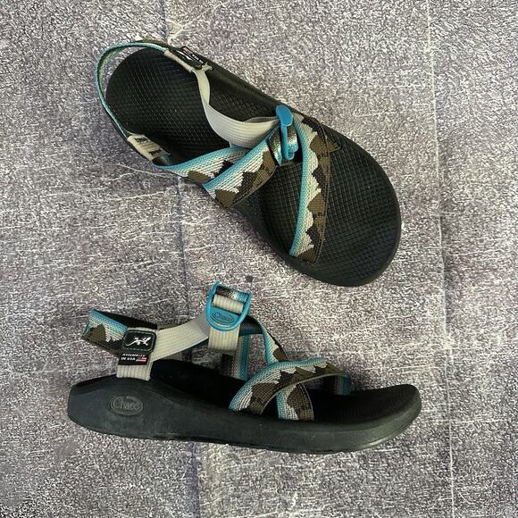 Men's Chaco National Park Z/1 Yosemite High Noon Strappy Hiking Sandals Sz 10 - Picture 1 of 5